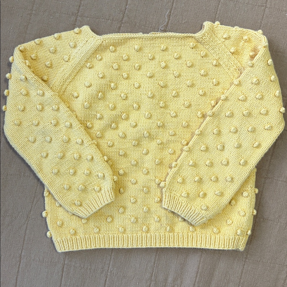 Misha & Puff Popcorn Sweater - 5-6Y